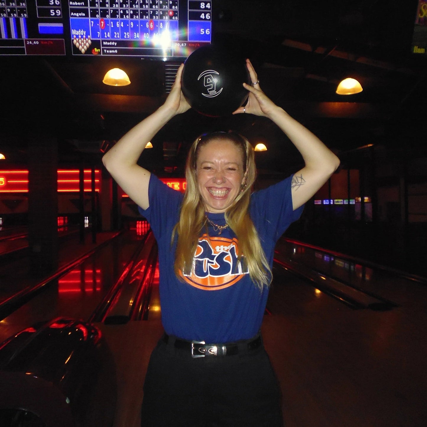 Blue Retro Tee